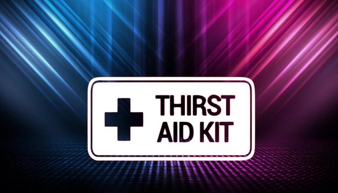 Thirst Aid Sign (5x2 Inches) - Etsy