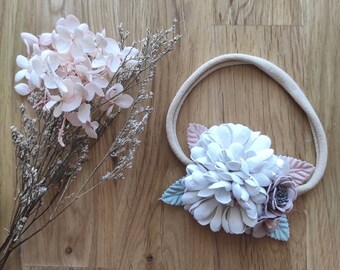 Serre Tete Fleur Bebe Etsy