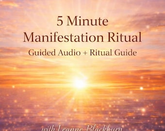 5-Minute Manifestation Ritual | Guided Audio + Ritual Guide | Law of Attraction Method