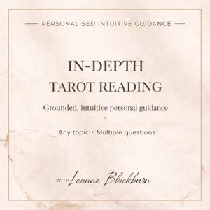 Lectura de Tarot Personalizada / Visión Profunda y Orientación para tu Vida / Lectura en Profundidad