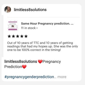 Same Day Pregnancy Predictions, Tarot and pendulum predictions. image 2