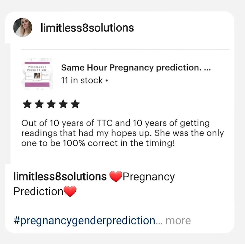 Same Day Pregnancy Predictions, Tarot and pendulum predictions. image 2