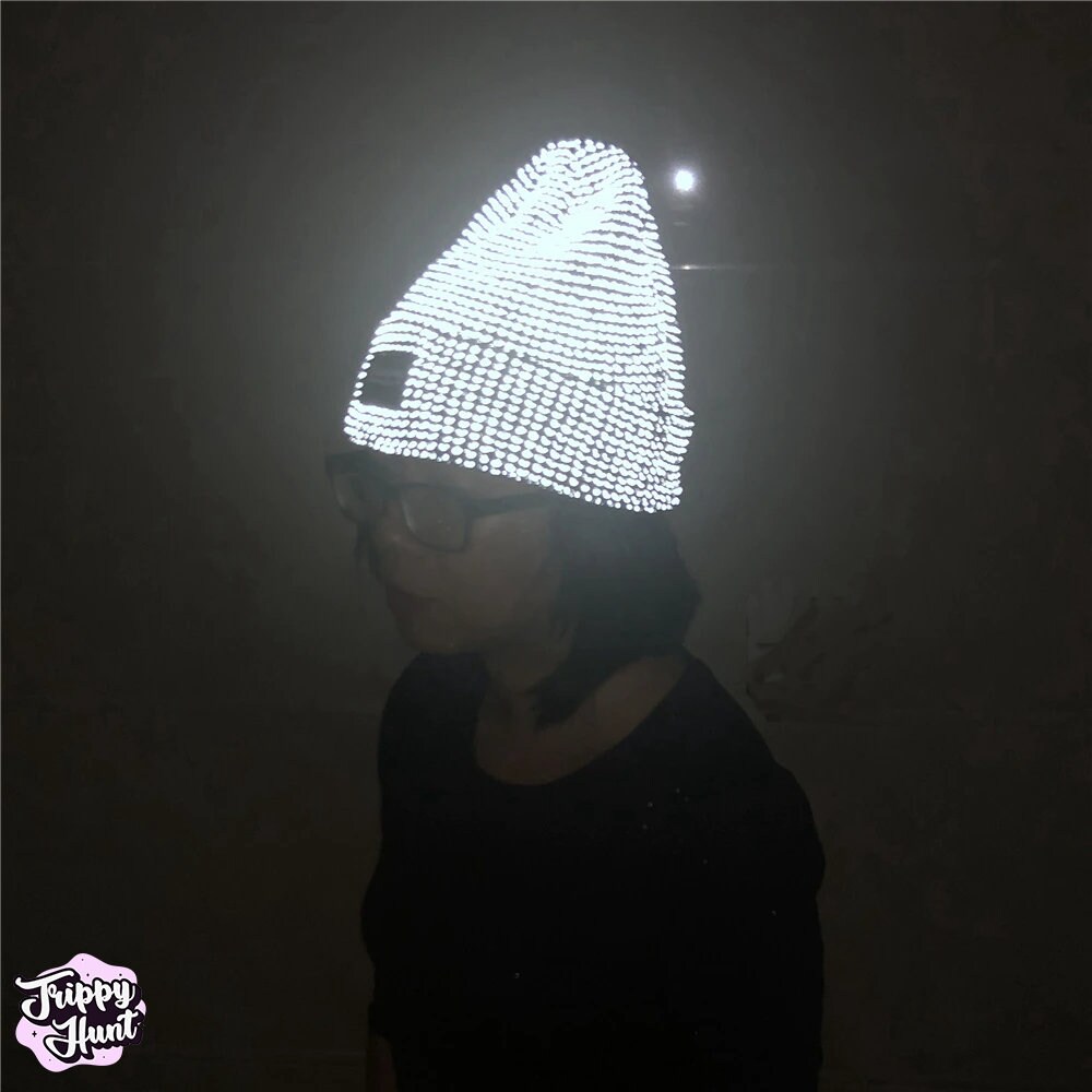 reflective bobble hat