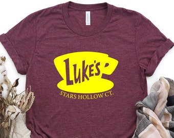 Stars Hollow Coffee Novelty TV Show T Shirt Luke's Diner Stars Hollow Coffee Novelty TV Show T Shirt Luke's Diner