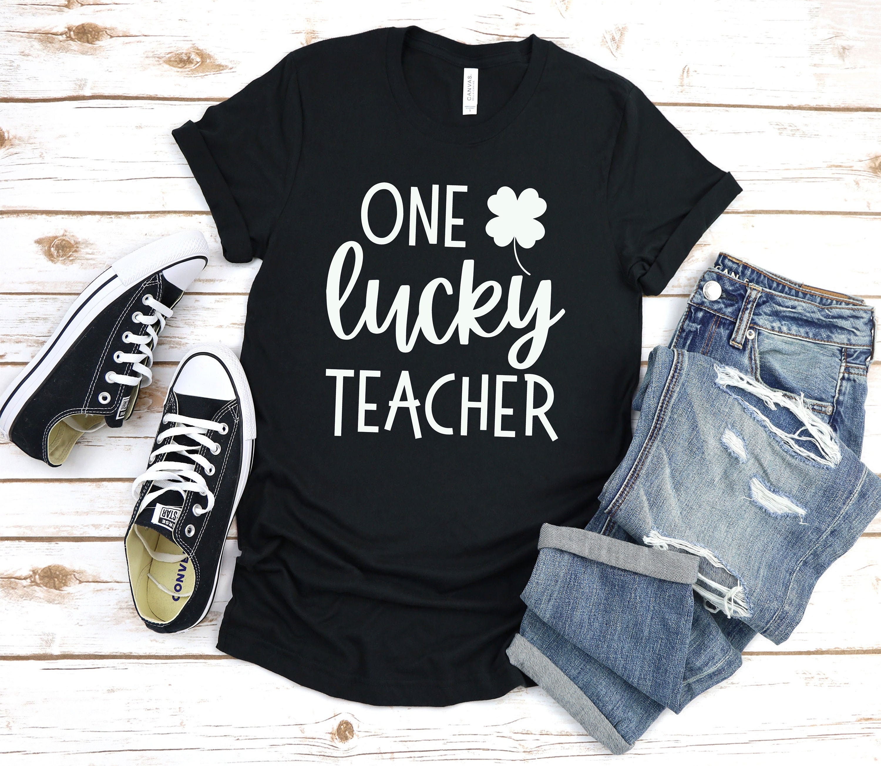 One Lucky Teacher Shirt St. Patrick's Day Teacher Shirt | Etsy