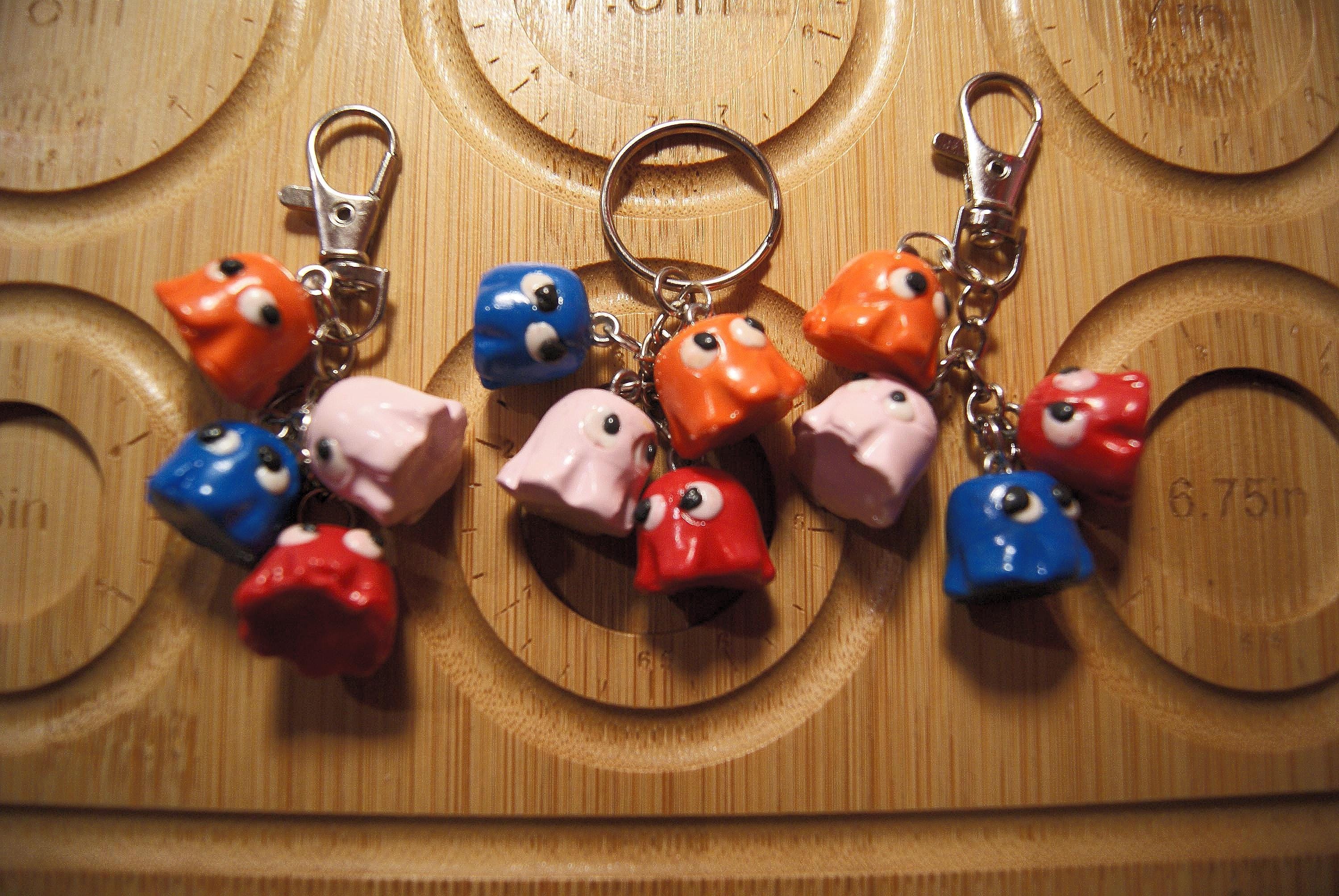 SYOKO × PAC-MAN GHOST SYOKO RUG+KEYCHAIN Pacman Ghost Keychain - Etsy SYOKO × PAC-MAN GHOST SYOKO RUG+KEYCHAIN