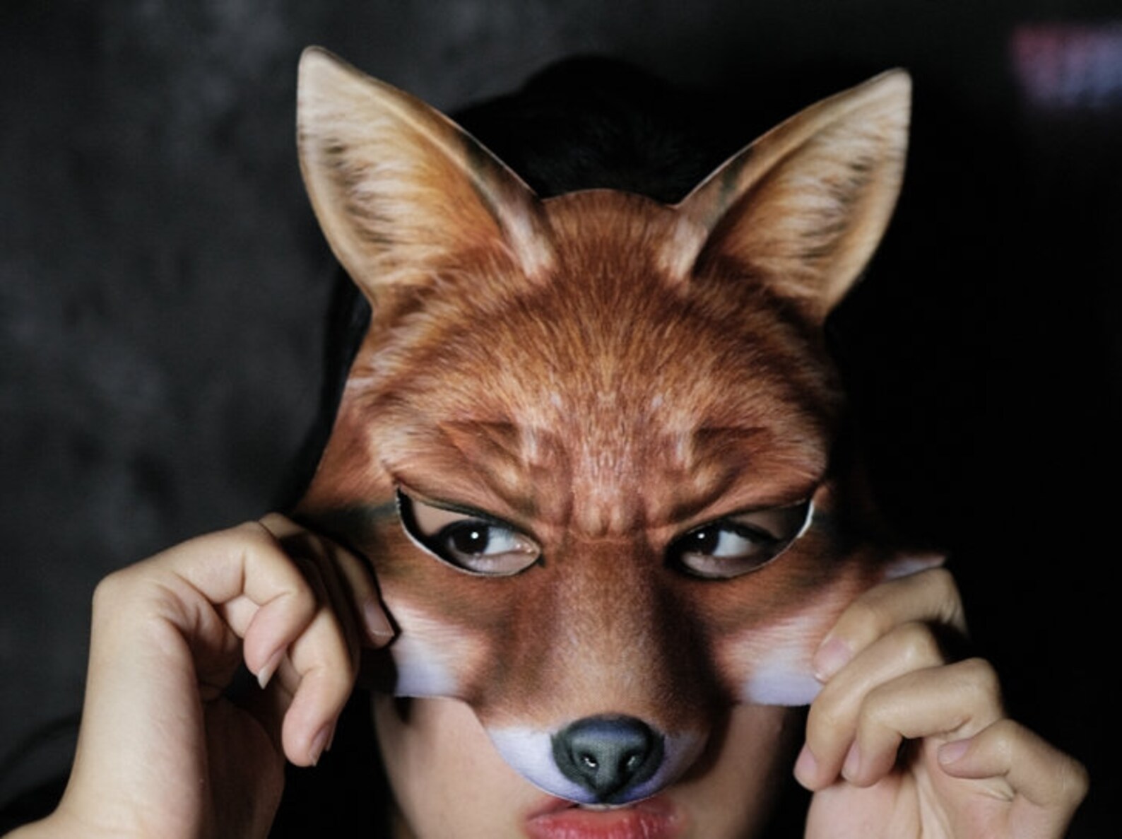 Fox Masquerade Mask Women Mask Ball Party Mask Wedding Etsy