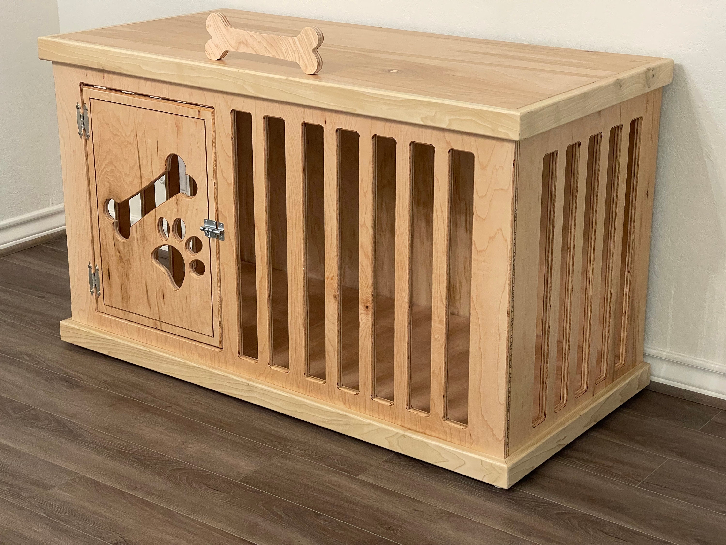 Custom made dog crate / kennel Etsy