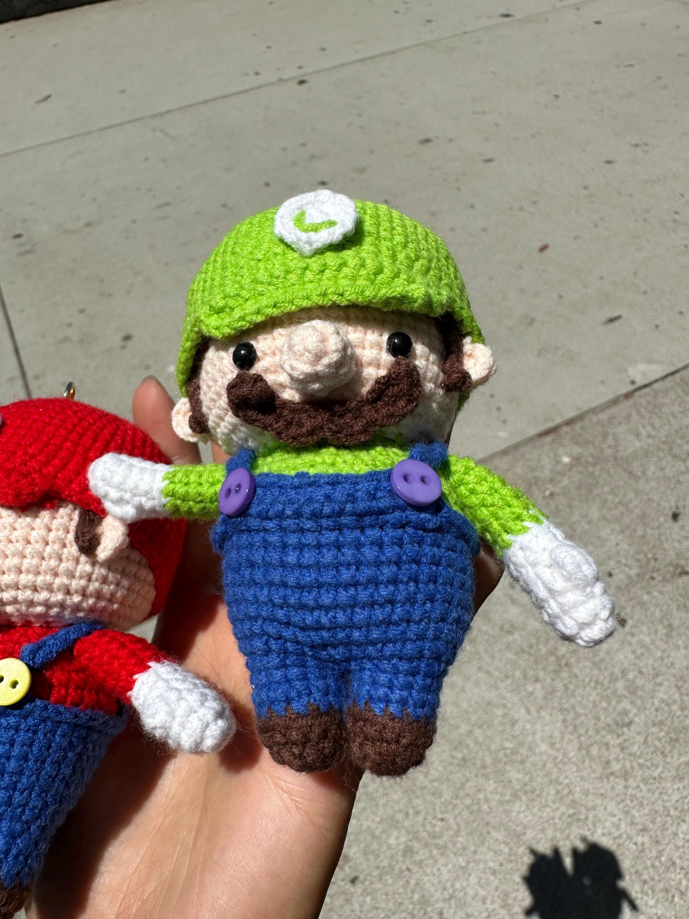 Mario Brothers Keychain/ Crochet Keychain/ Handmade - Etsy