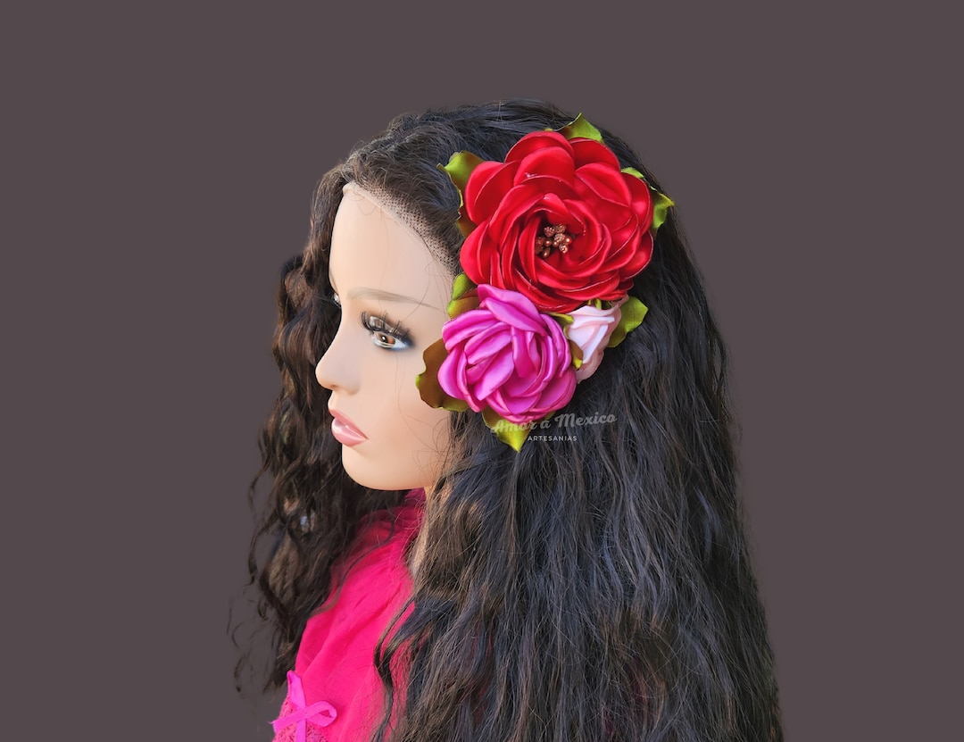 Mexican Floral Headpiece, Mexican Headpiece for Women, Traditional