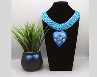 Mexican Beaded Artisanal Necklace Earrings Mexican Jewelry Mexican Beaded Artisanal Necklace Earrings Mexican Jewelry