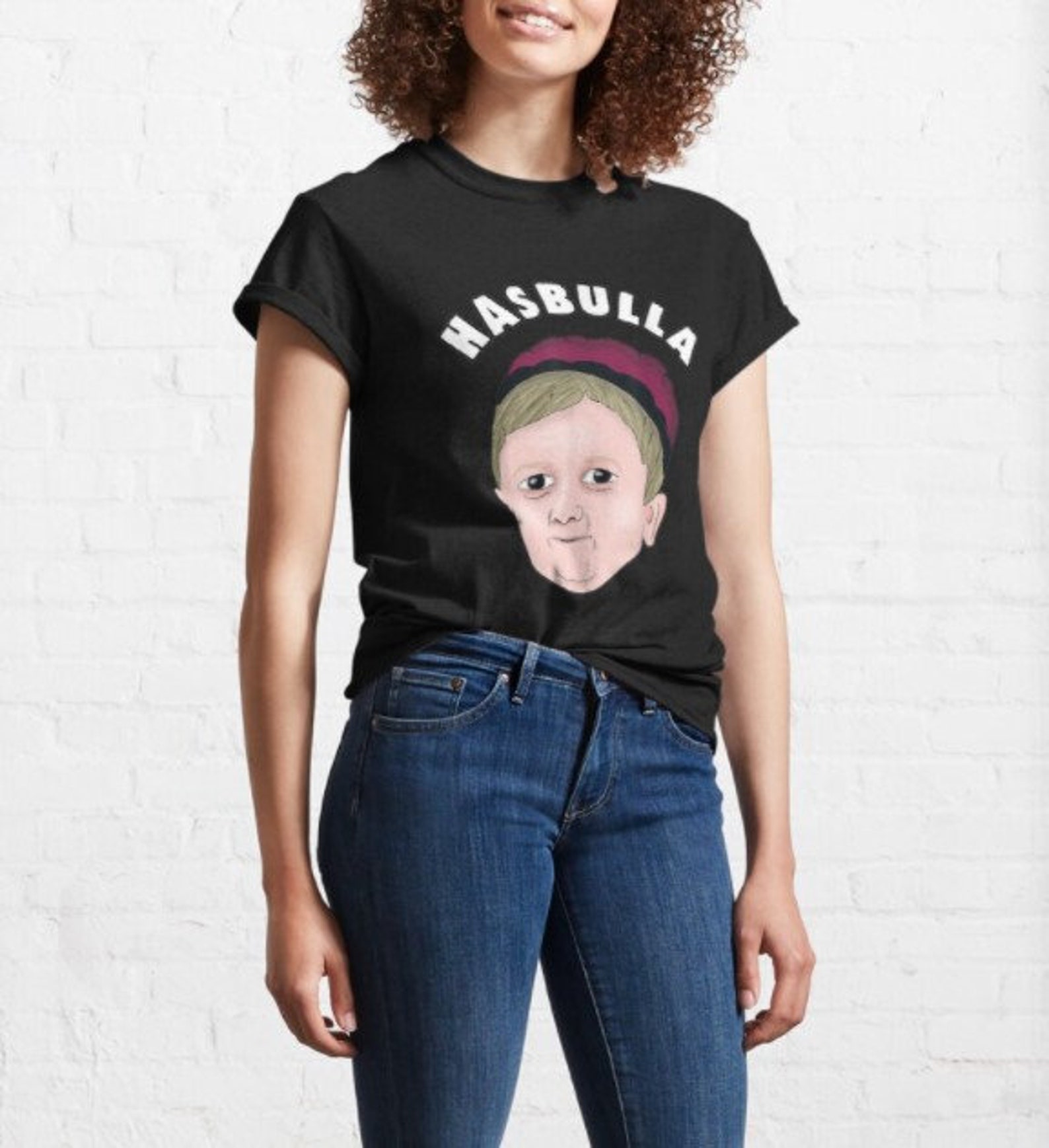 Hasbulla shirt Hasbulla Magomedov T-Shirt Hasbullah Face | Etsy