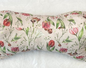 Reading Bone Neck Pillow Reading Pillow Tulip Time Acufactum