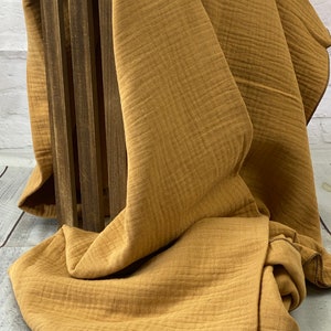 Muslin blanket XXL Tripple Muslin soft breathable cotton in many colors thin summer blanket throw plaid Kamel