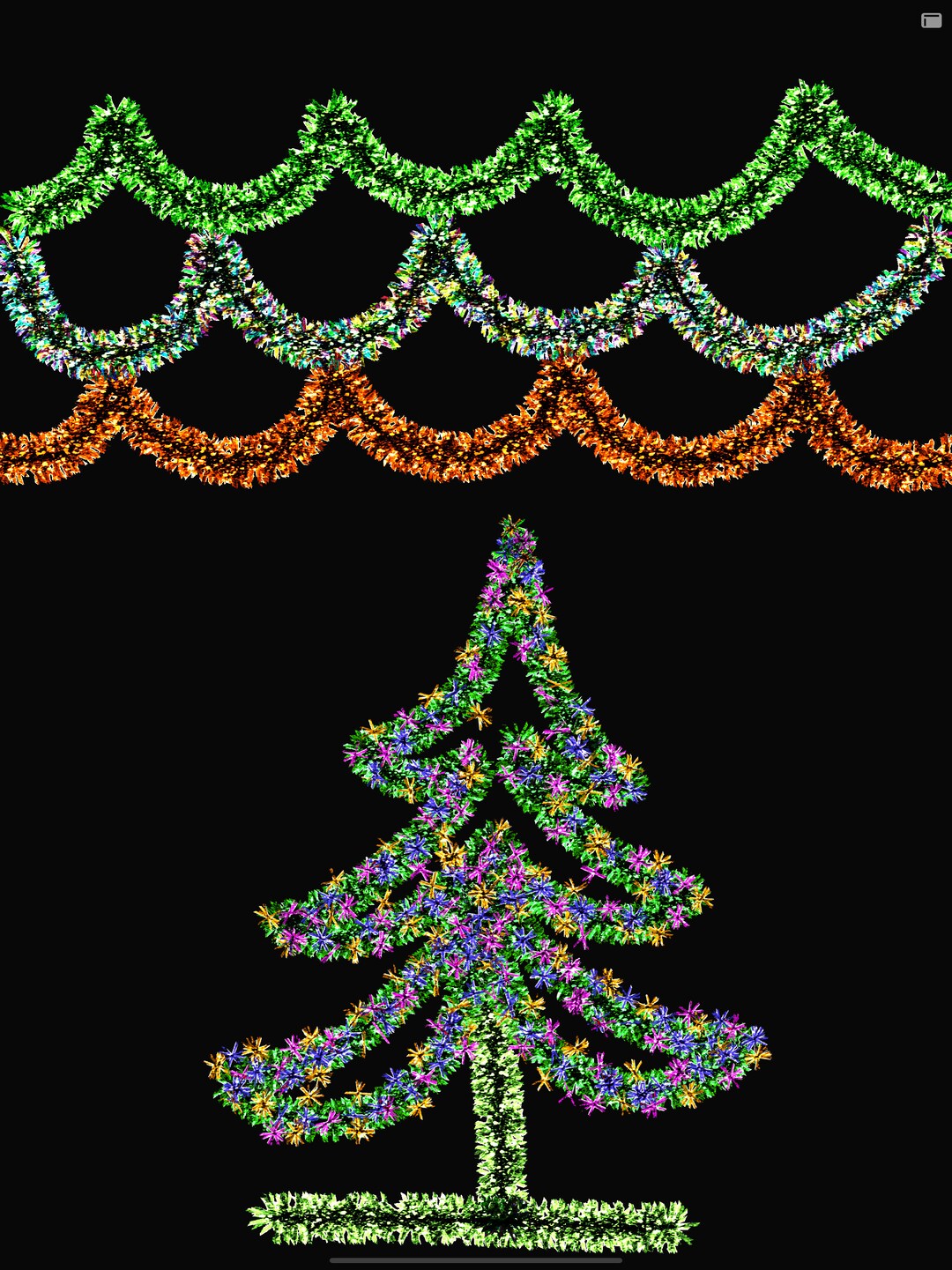 Tinsel Decoration/ Tinsel Brush /tinsel Decorative Brush for Etsy