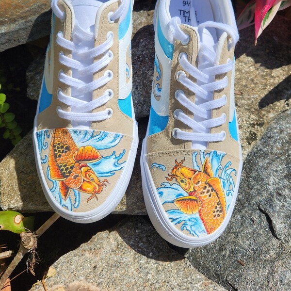 Hand Painted Shoes Etsy