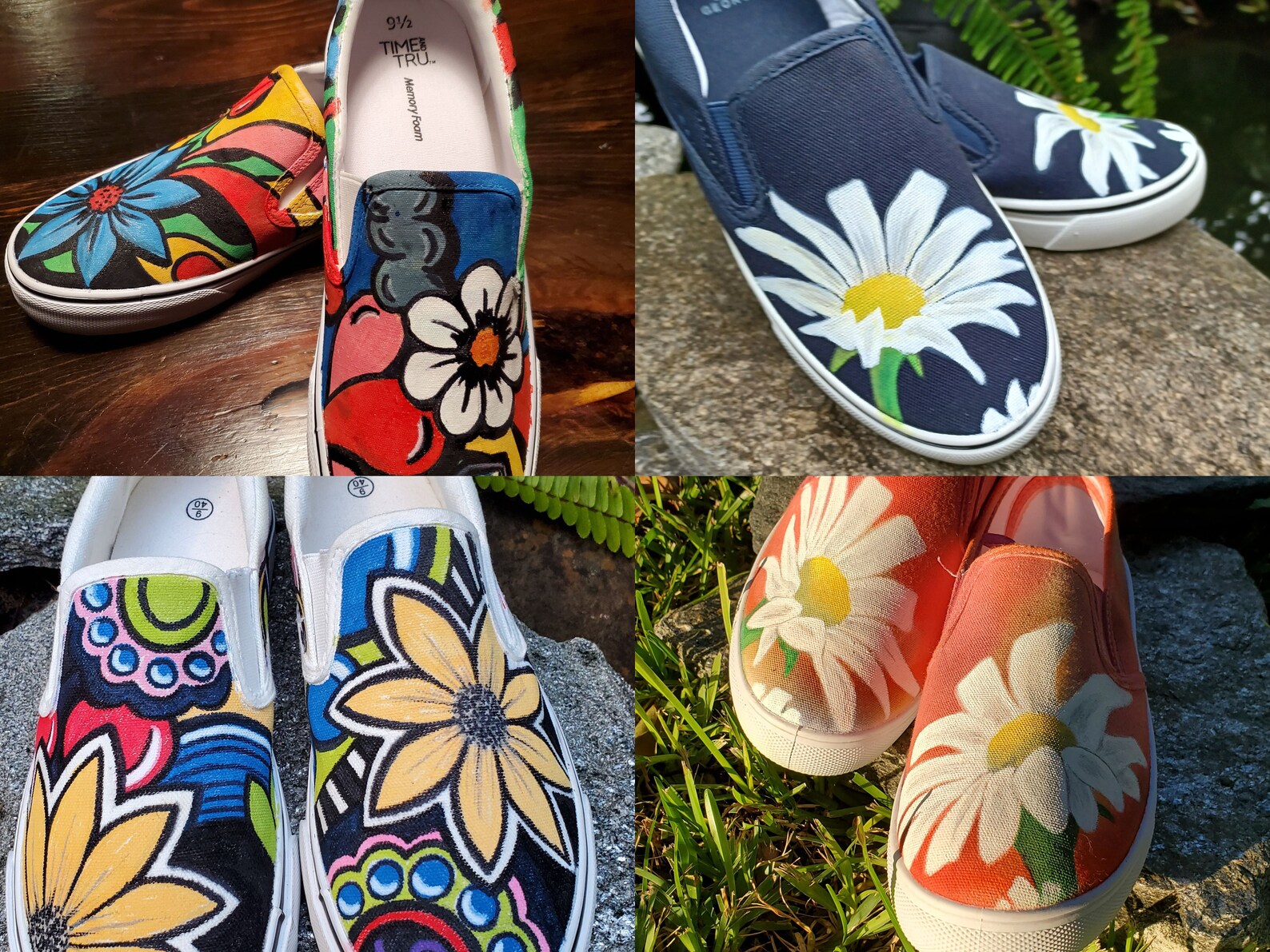 Custom Hand Painted Sneakers. Canvas or Leather. Send Us Your - Etsy