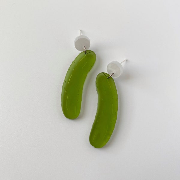 Pickle Earrings Etsy