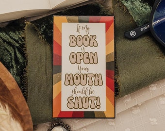 Funny Bookish Sticker: Snarky Reading Quote, Book Lover Gift