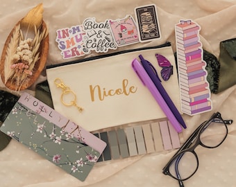 Annotation Starter Kit for Book Lovers, Personalized Everything But the Book New Reader Annotating Supplies