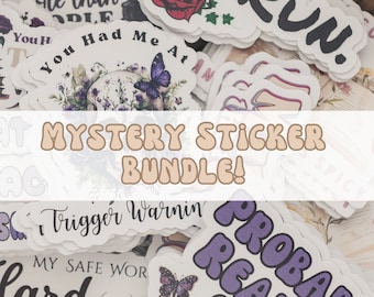 Mystery Kindle Sticker Bundle: Bookish Matte Vinyl Stickers
