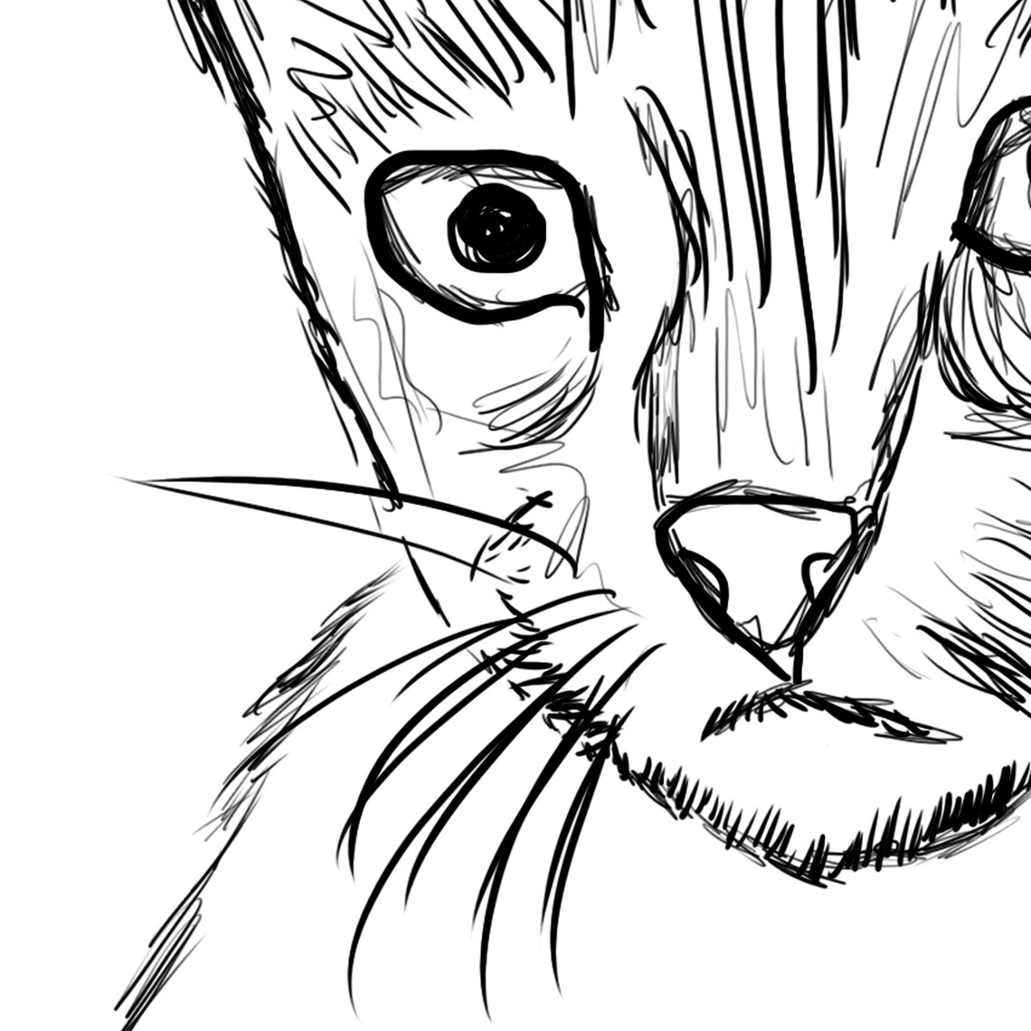 Katzen Skizze Katzen Skizze Digitaler Download Digitale - Etsy.de