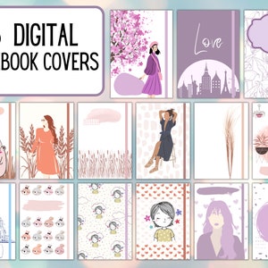 15 Digital Notebook Cover | Goodnotes Digital Cover | Digital Planner Cover | Digital Planner | Notebook Planner Cover | Planner | Journal