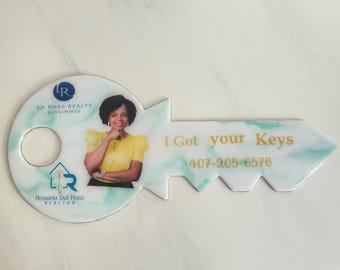 Custom Resin Key Sold Sign