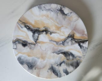 Turntable White Marble Lazy Susan