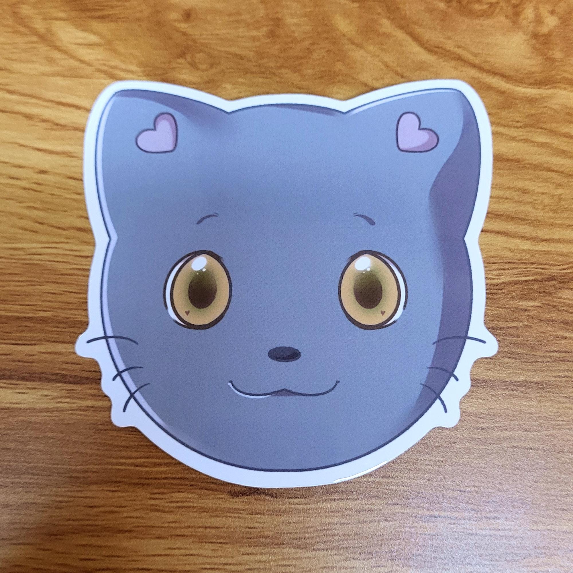 Cute Kitten Vinyl Sticker | Cat Lover Gift, Laptop Decal - Etsy