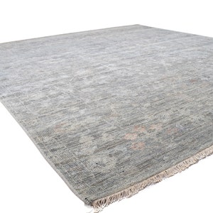 10x14, 9x12, 8x10 Rug Grey Rug Wool Persian hand knotted Rug Sarouk large Area Rug