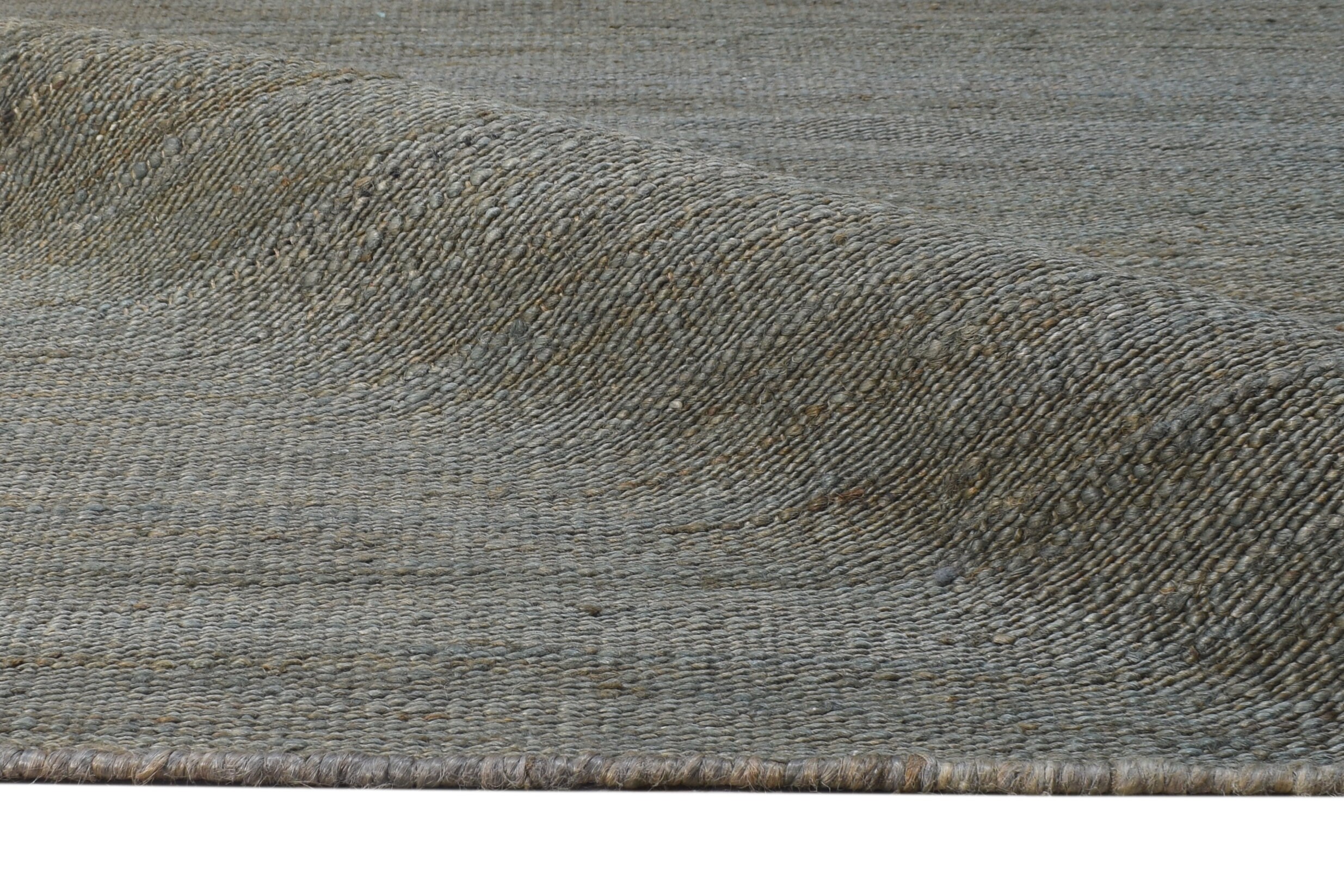 Jute dark grey rug 8' x 11' modern hand woven Etsy