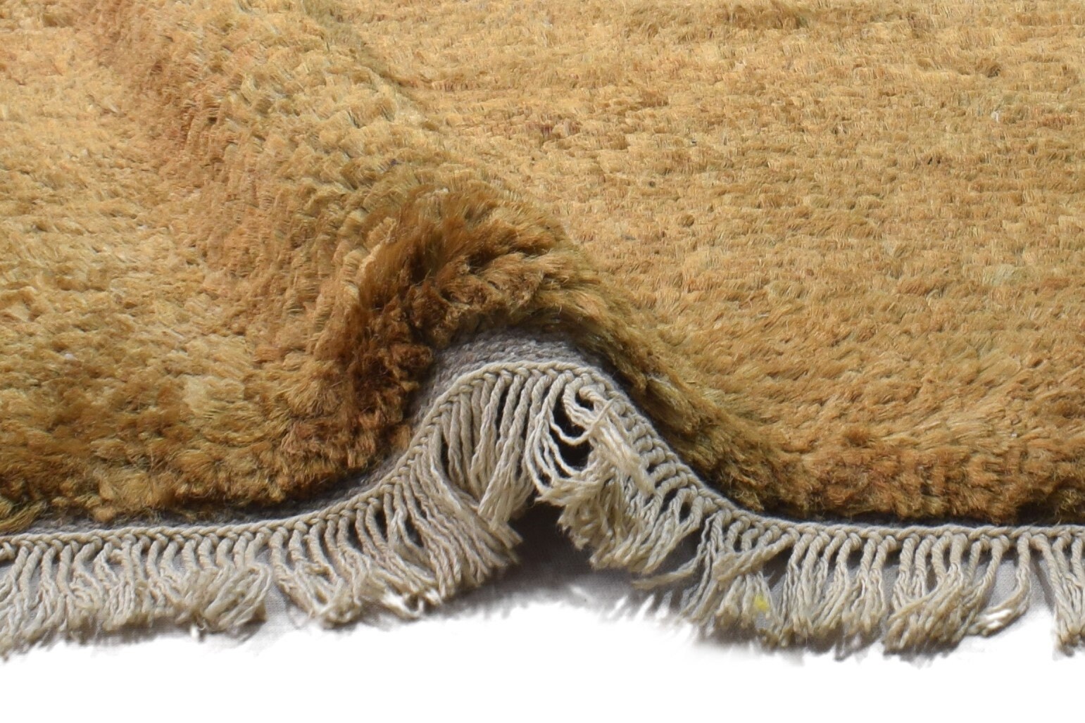 Jute Gold Rug 2' X 2' Modern Hand Knotted Scandinavian Etsy