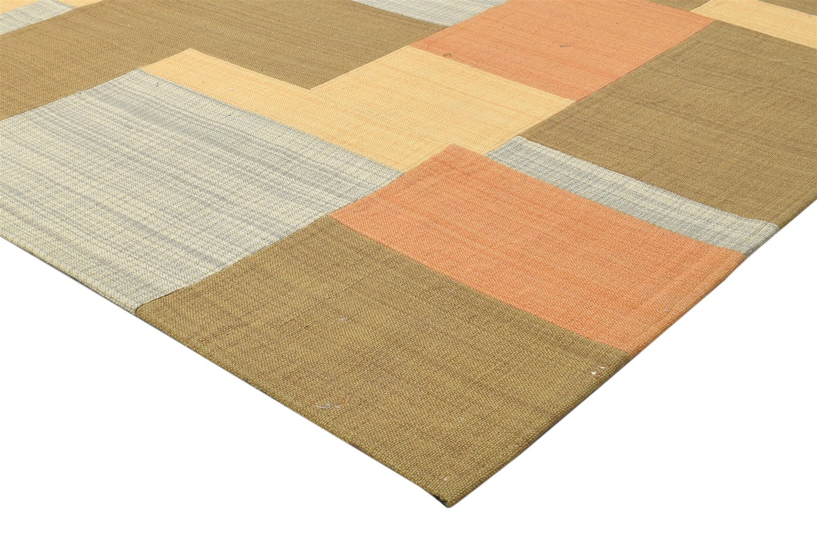 Wool / Art Silk Rug Brown Rug 5X7 Modern Jacquard Loom Etsy UK