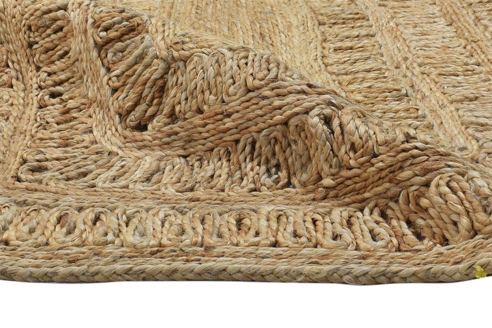 Jute Beige Rug 3' X 9' Modern Hand Woven Scandinavian Etsy