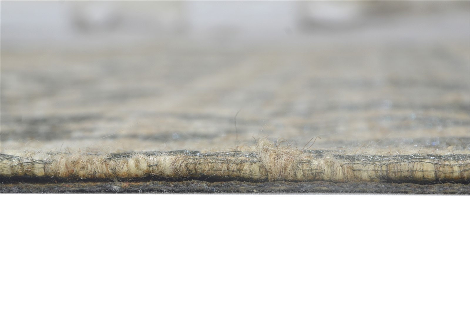 Wool / Art Silk Rug Dark Grey Rug 5X7 Modern Jacquard Loom Etsy UK