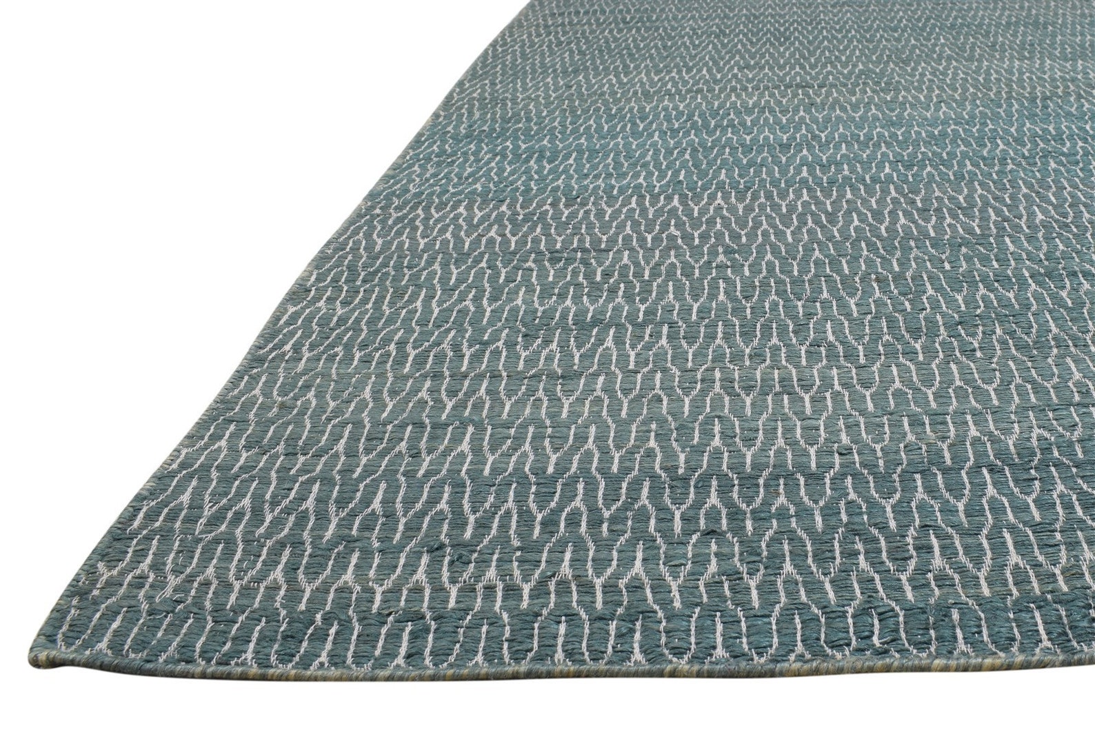 Jute Green Rug 5X7 Modern Jacquard Loom Scandinavian Trellis Etsy