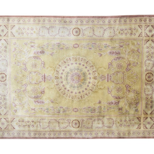 Gold Oriental Rug Etsy