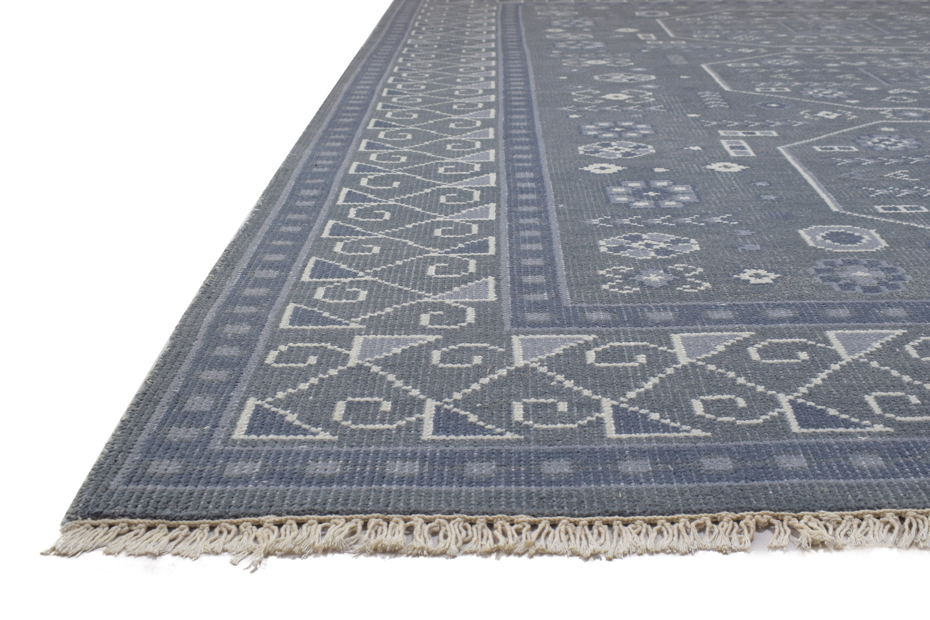 Wool dark grey rug 8x10 persian hand knotted khotan oriental Etsy