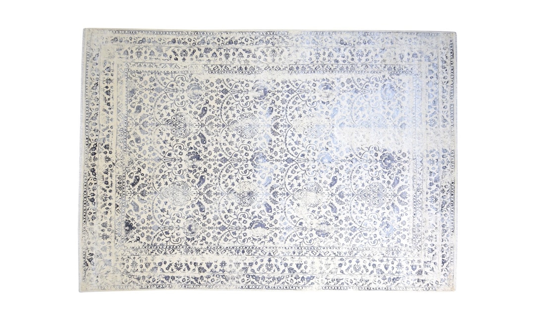 Grey Wool Rug 10X14 Persien Hand Knotted Saroukindian Oriental Extra Large Etsy UK