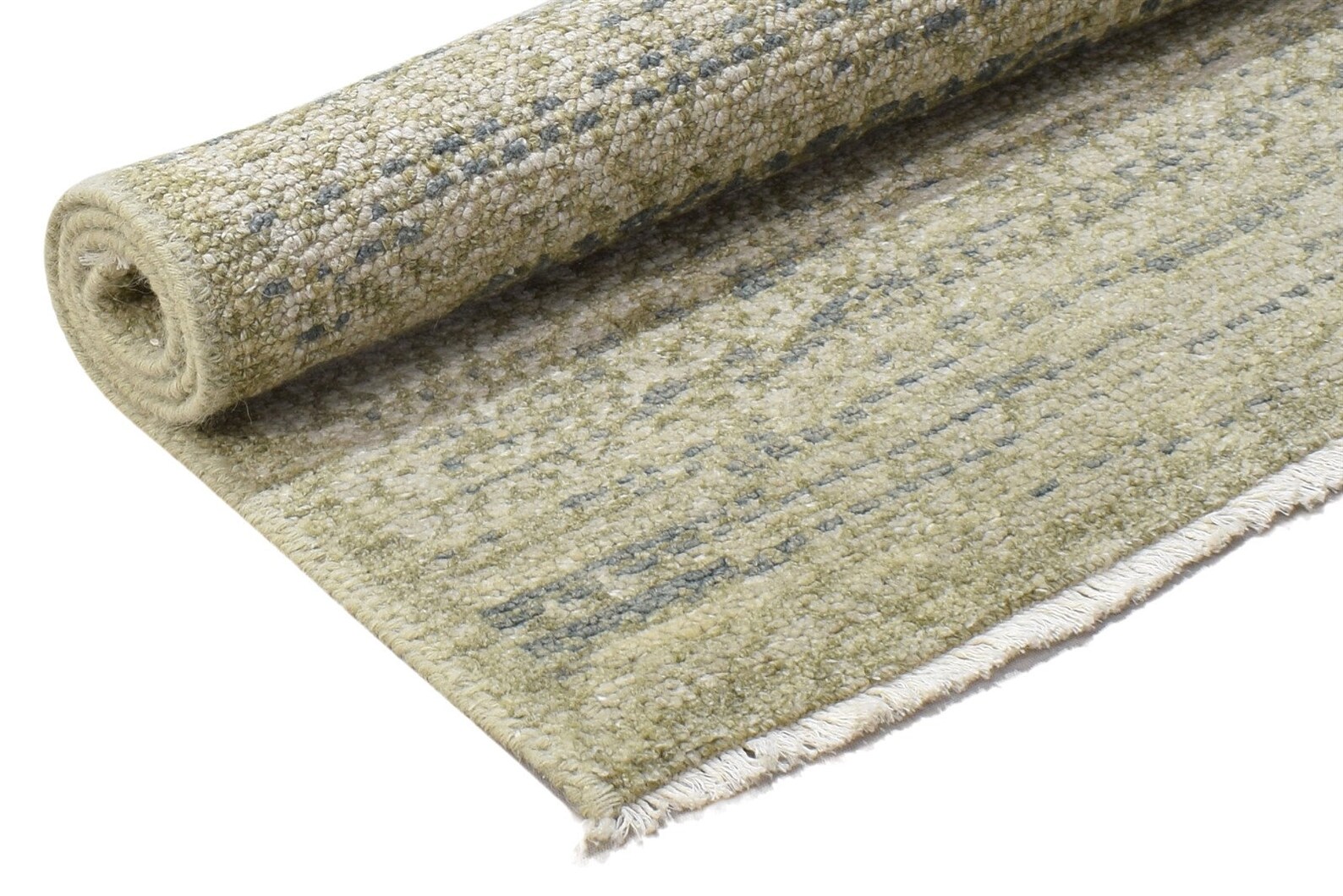 Wool Sage Rug 2' X 3' Modern Hand Knotted Scandinavian Etsy