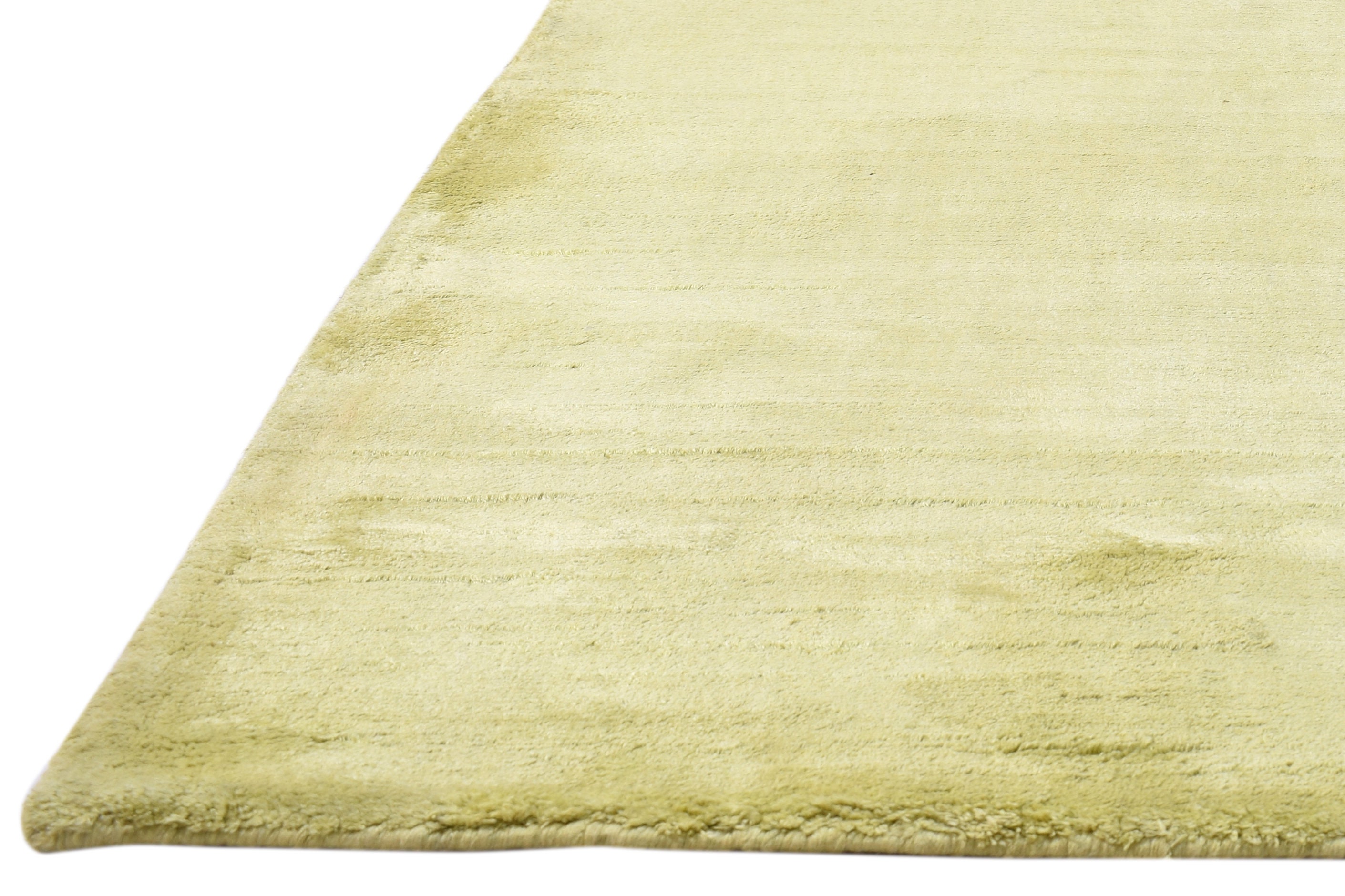 Silk gold rug 8' x 9' modern handloom scandinavian Etsy