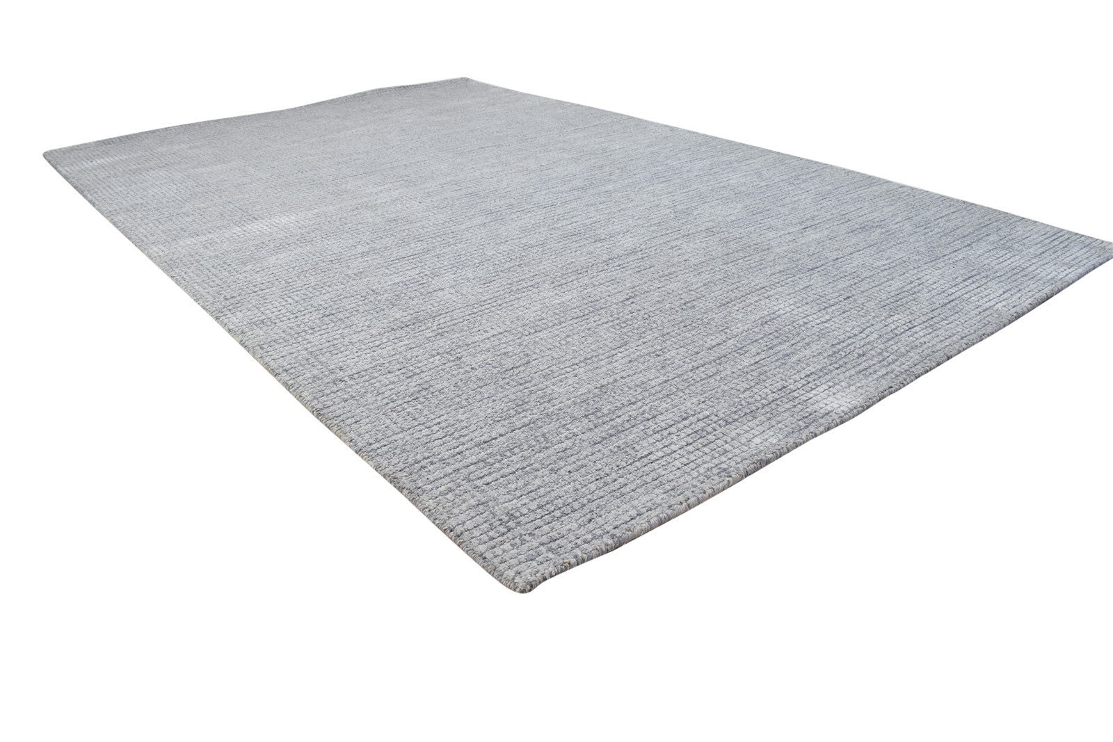 100 Wool / Art Silk Rug Grey Rug 5X8 Modern Handloom Etsy UK
