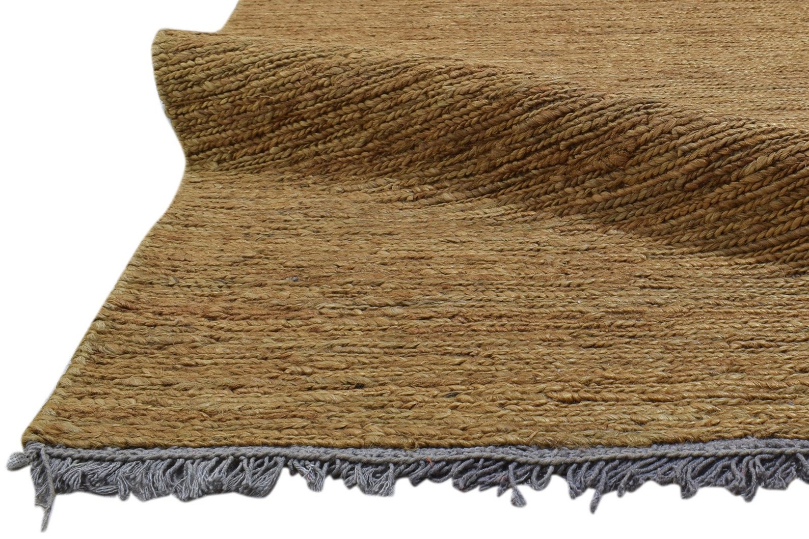 Jute Gold Rug 5' X 8' Modern Hand Knotted Scandinavian Etsy