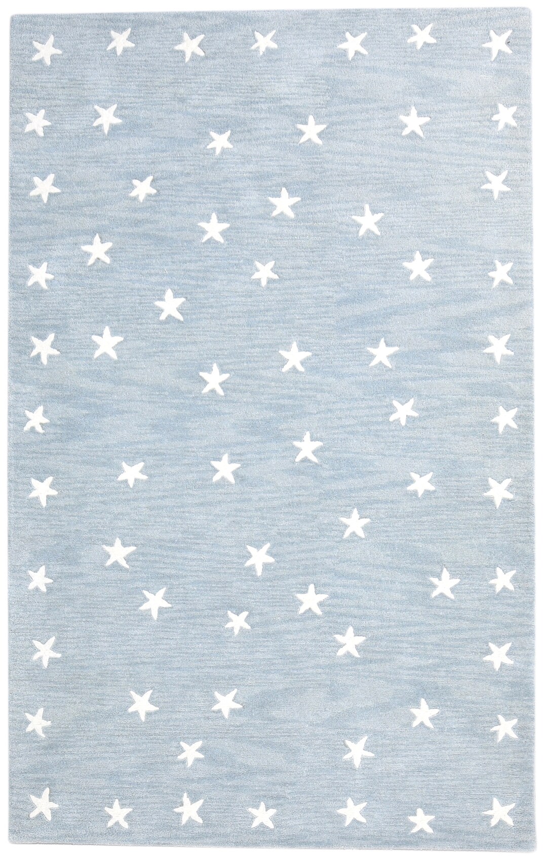 Star Rug Blue Kids Rug Blue Starry Skies Blue Rug Nursery Rug Star Blue