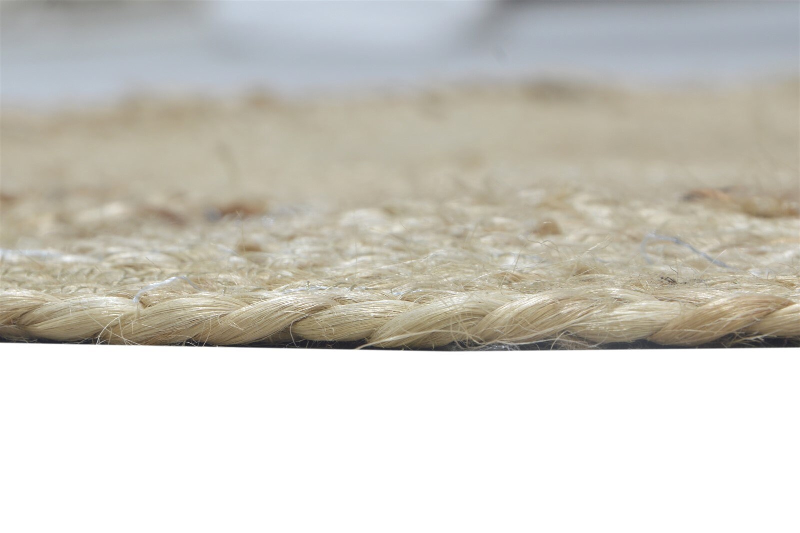 Jute Beige Rug 3' X 3' Modern Hand Woven Scandinavian Etsy