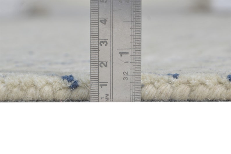 White Rug Large Modern Handmade Wool Area Rug 8x10 9x12 Etsy