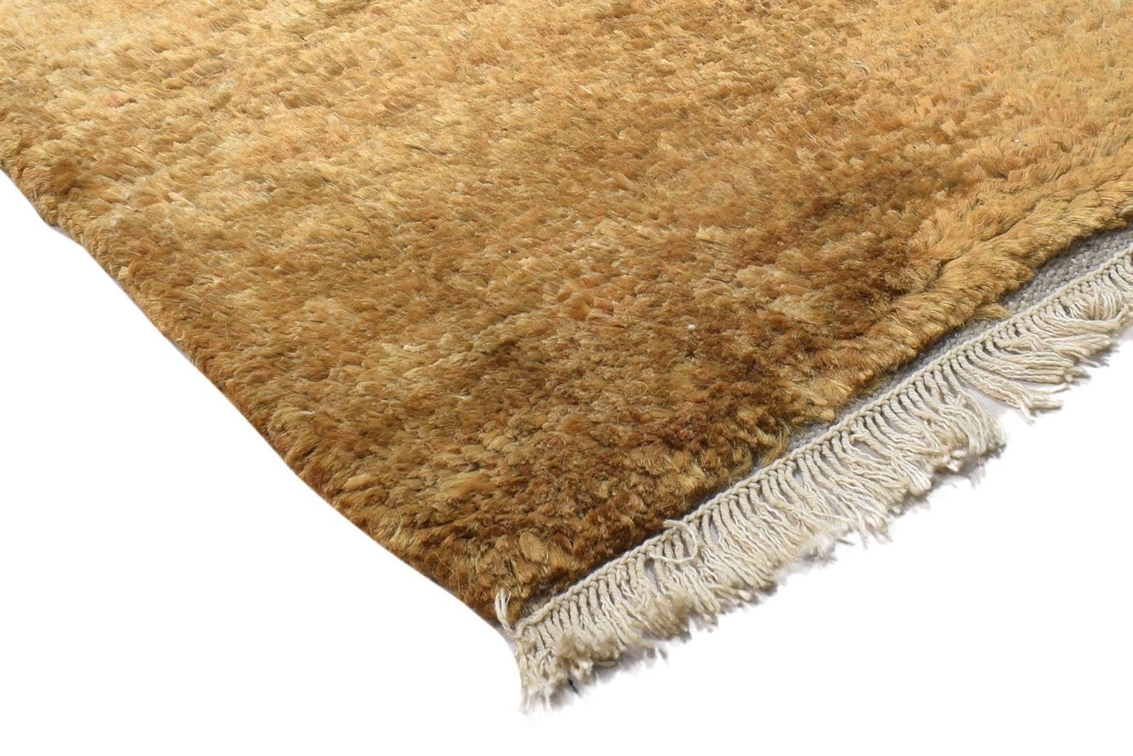 Jute Gold Rug 2' X 2' Modern Hand Knotted Scandinavian Etsy