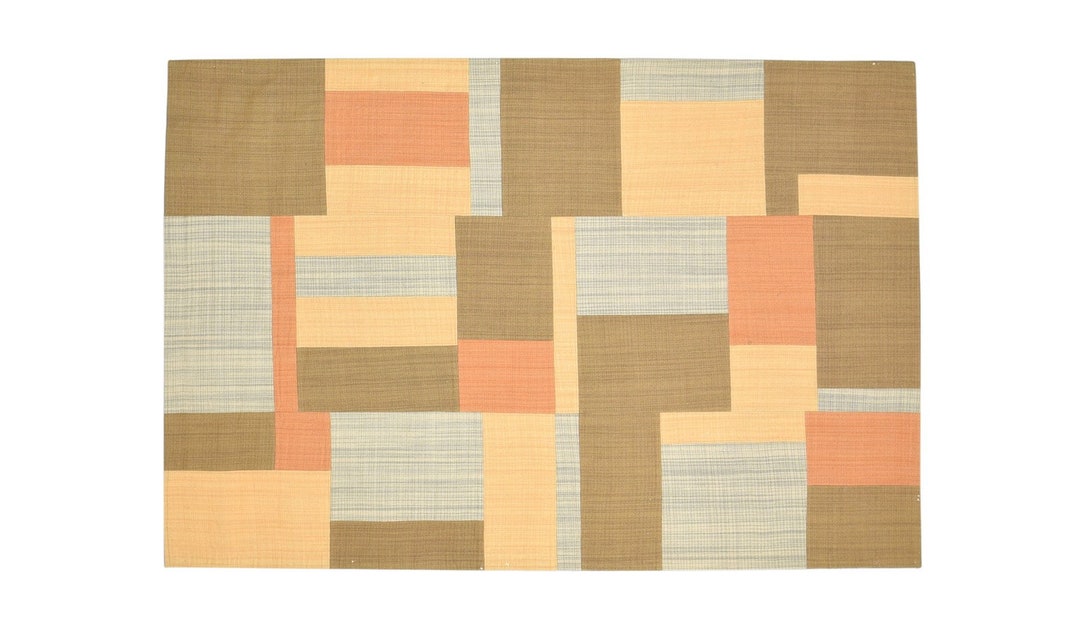 Wool / Art Silk Rug Brown Rug 5X7 Modern Jacquard Loom Scandinavian