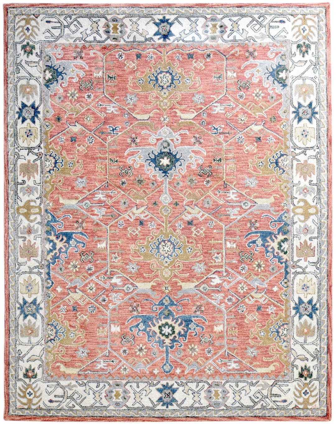 Wool Rug Handmade Persian Area Rug Runner Oushak Channing Red Etsy